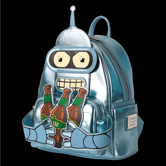 WonderCon Futurama Bender Cosplay Mini Backpack Loungefly LE 1800 PC - Picture 2 of 6